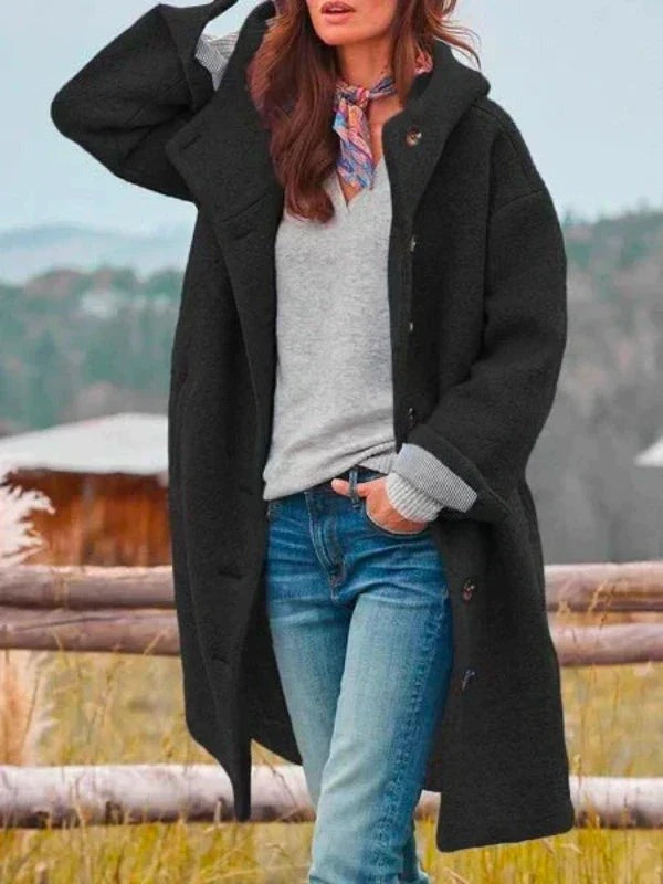 Veste d'hiver longue et élégante