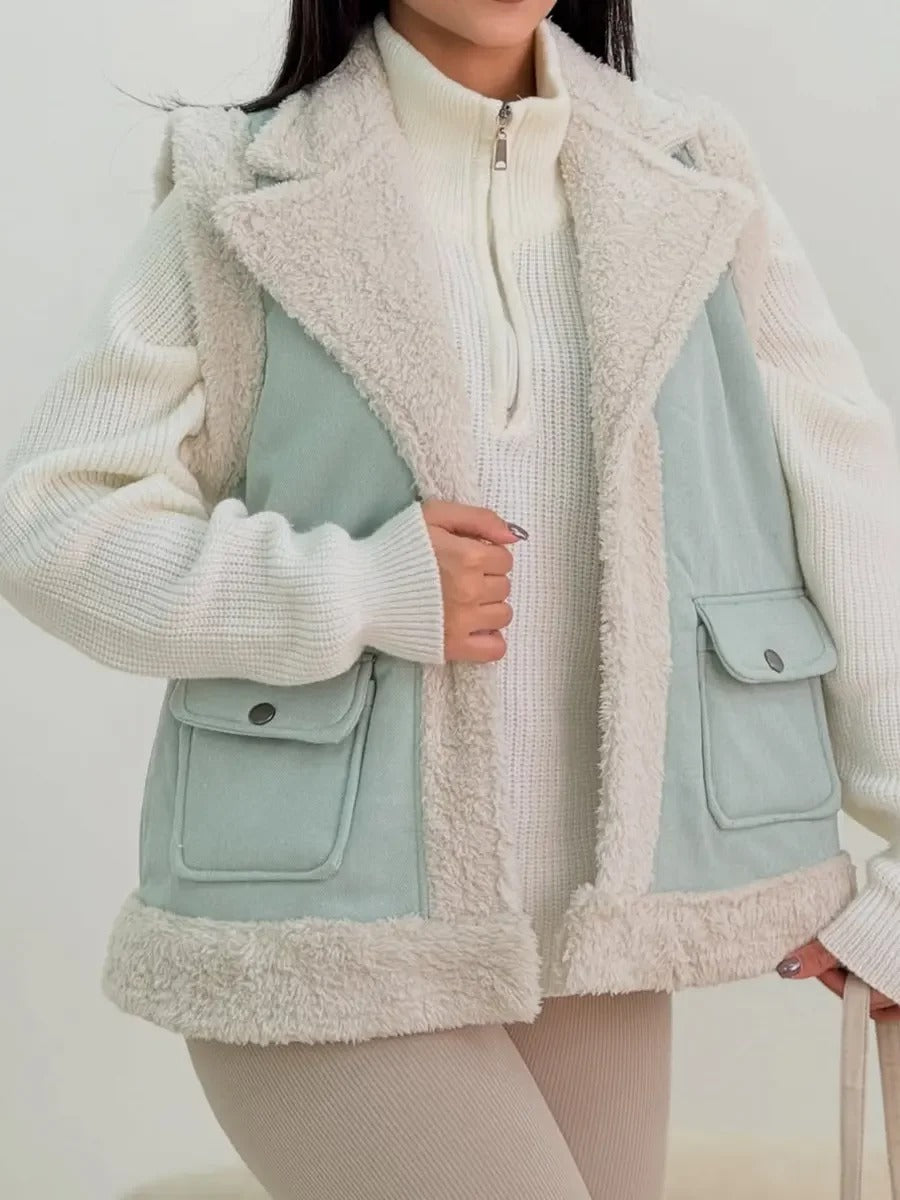 Gilet polaire décontracté pour femme