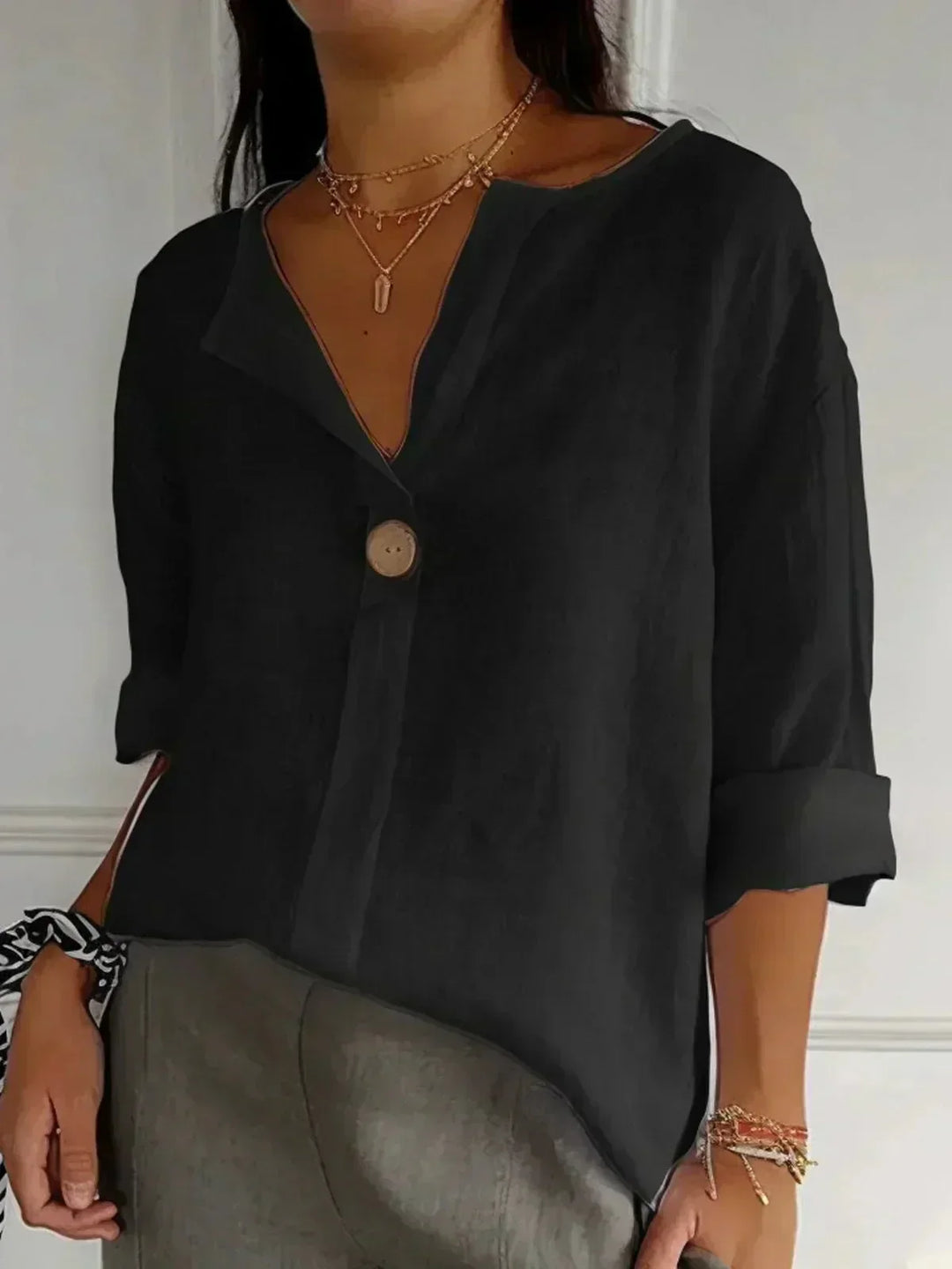 Giuliana | Top V-Neck Relaxed