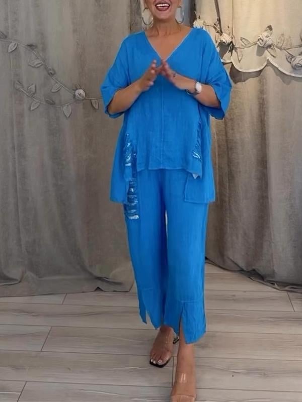Bianca | Tenue d'été deux pièces fluide et légère