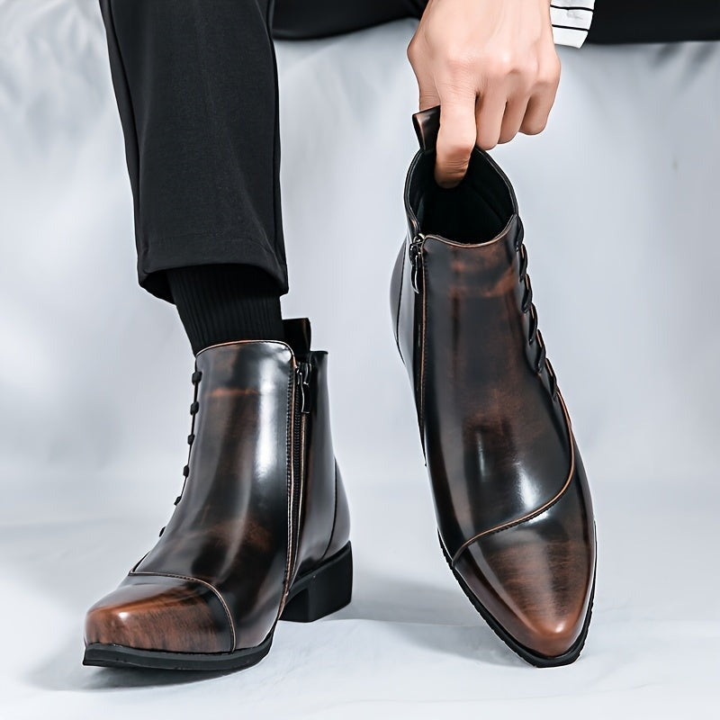 BOTTINES EN CUIR SAMUEL THATCHER