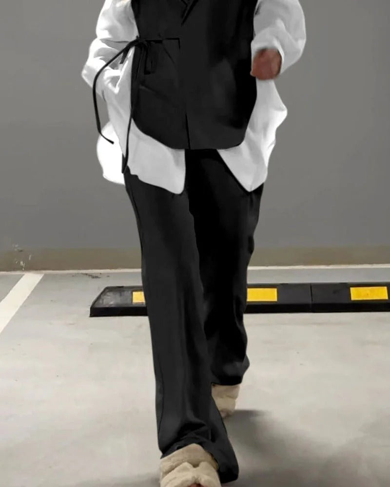 Ensemble deux pièces chemise et pantalon – Léger et respirant