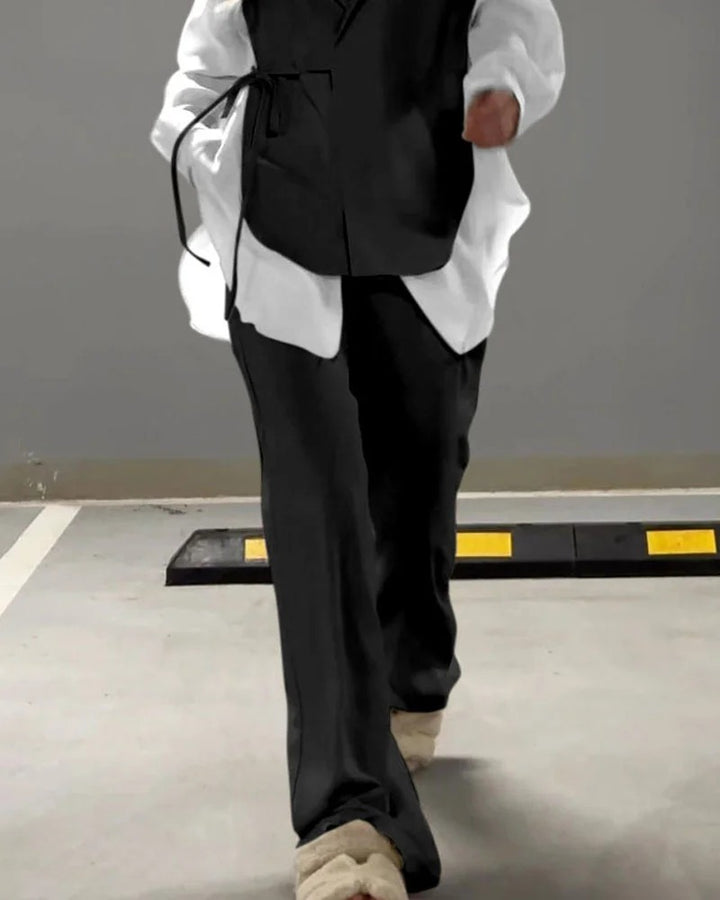 Ensemble deux pièces chemise et pantalon – Léger et respirant