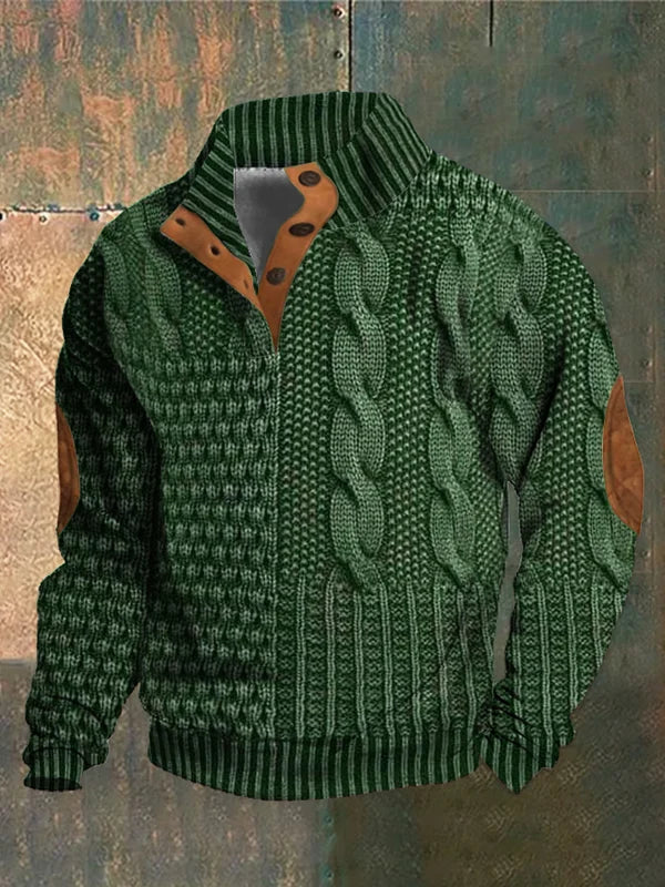 WARM PATTERNED PULLOVER
