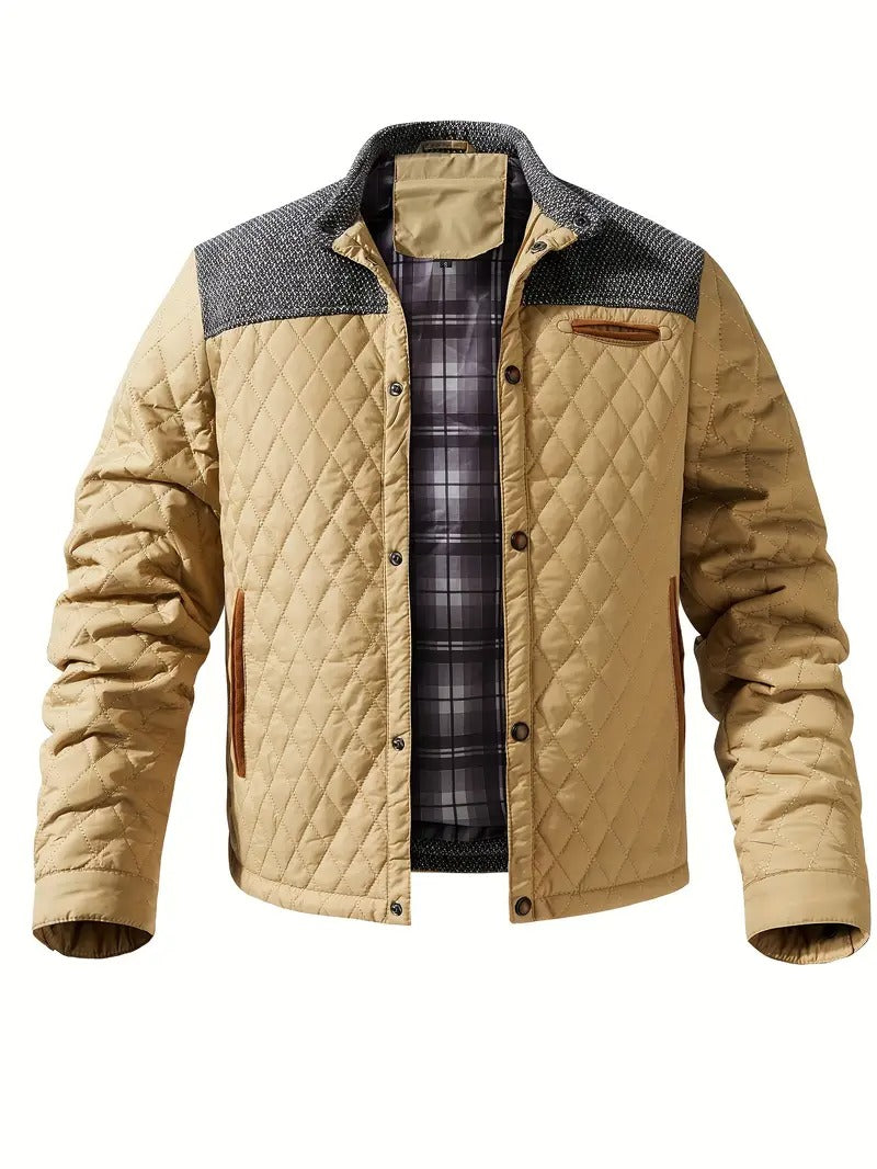 Veste matelassée chaude à col montant