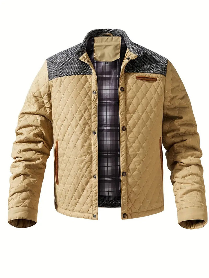 Veste matelassée chaude à col montant