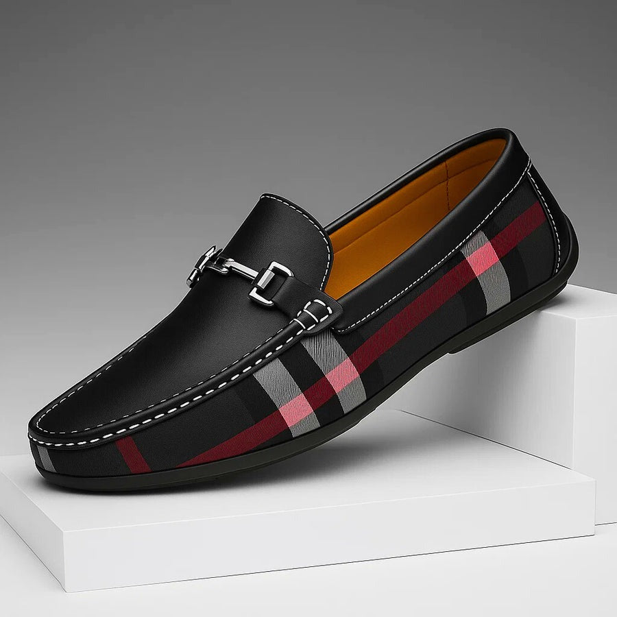 MOCASSINS À CARREAUX