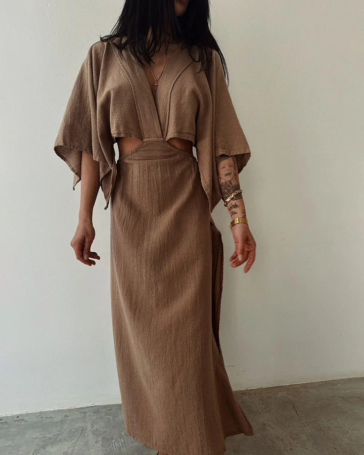 Ensemble chic en coton et lin