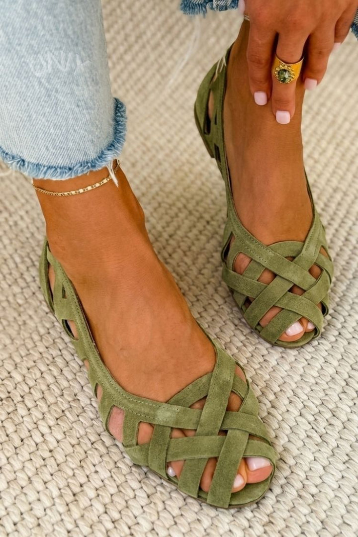 WOVEN SUMMER SANDALS FOR WOMEN