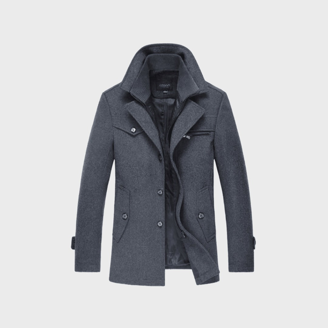 Manteau classique en laine