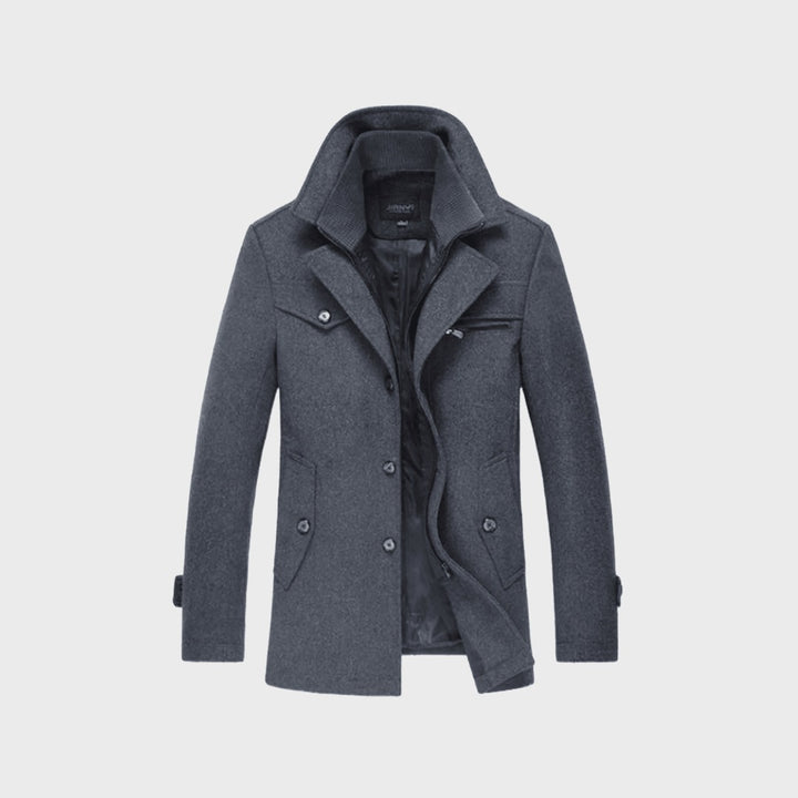 Manteau classique en laine