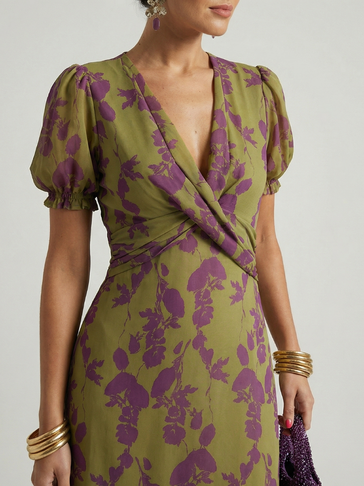 Carla | Relaxed Floral Midi Dress