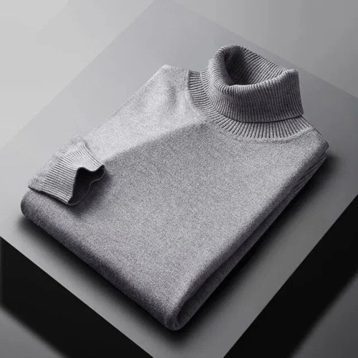 Klassischer Rollkragenpullover aus Kaschmir