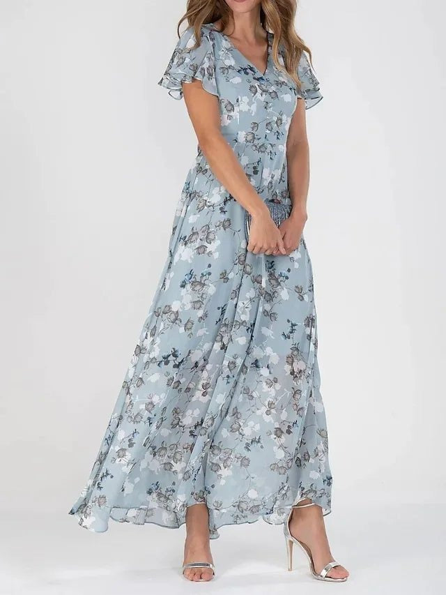 ÉLECTRA™ | ROBE LONGUE À FLEURS