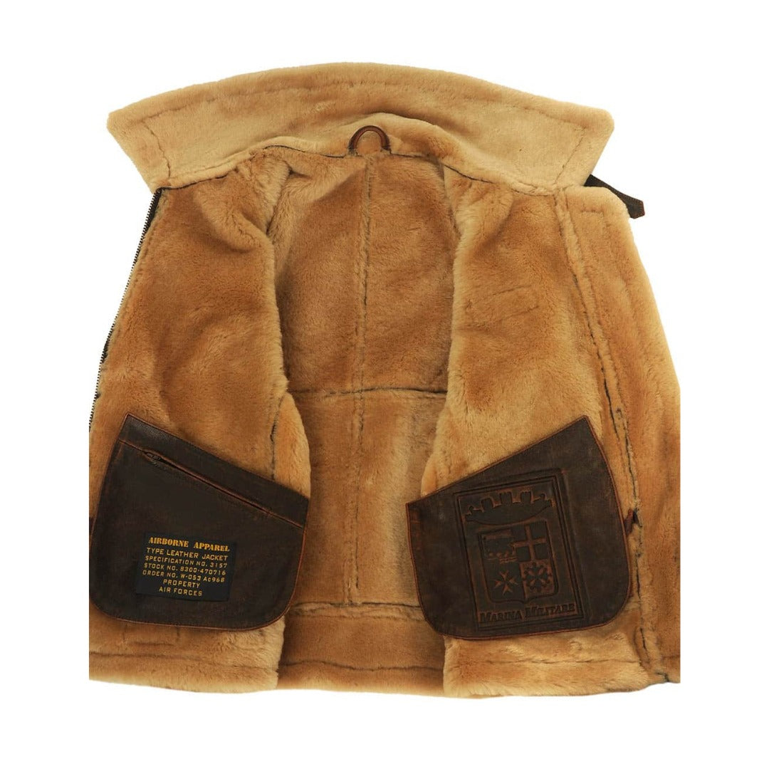 Veste de pilote élégante pour hommes