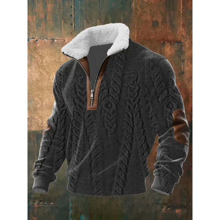 HIGH COLLAR FLEECE PULLOVER