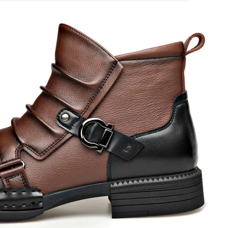 Bottes en cuir Cavalier vintage