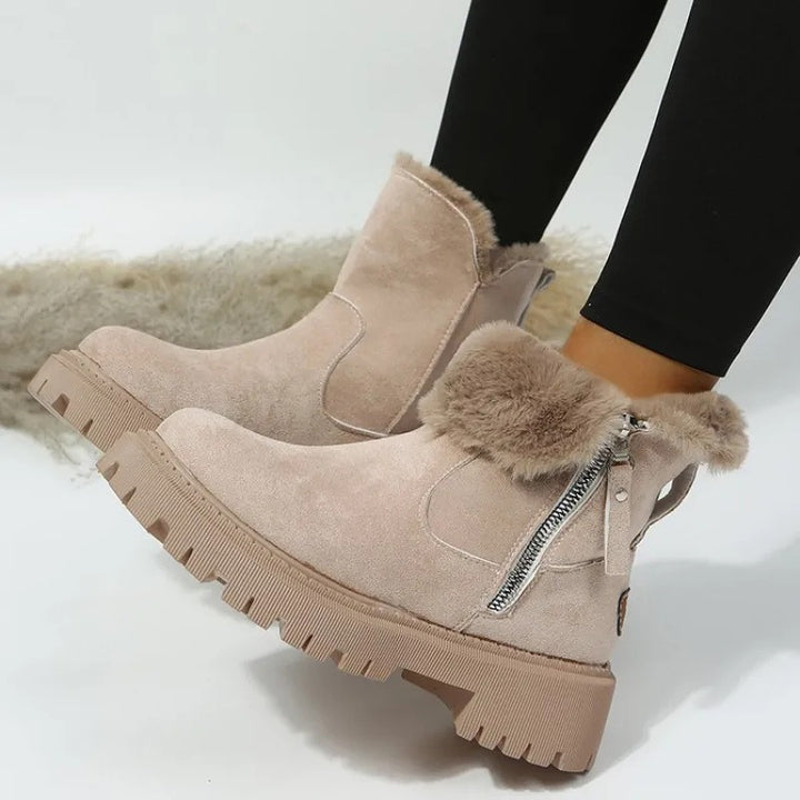Bottes d'hiver confortables et chaudes