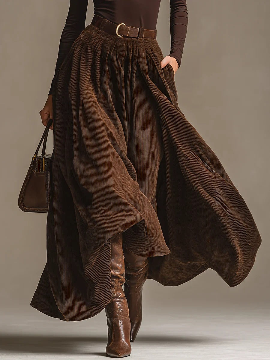 Ensemble deux pièces Aveline (col roulé & jupe maxi)