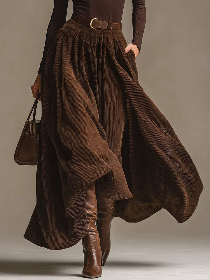 Ensemble deux pièces Aveline (col roulé & jupe maxi)