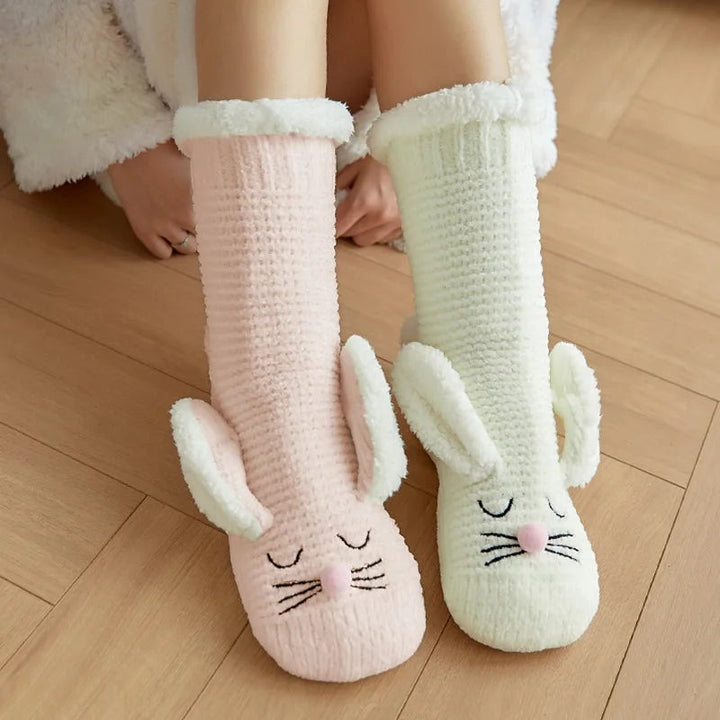 Chaussettes moelleuses Lapinou