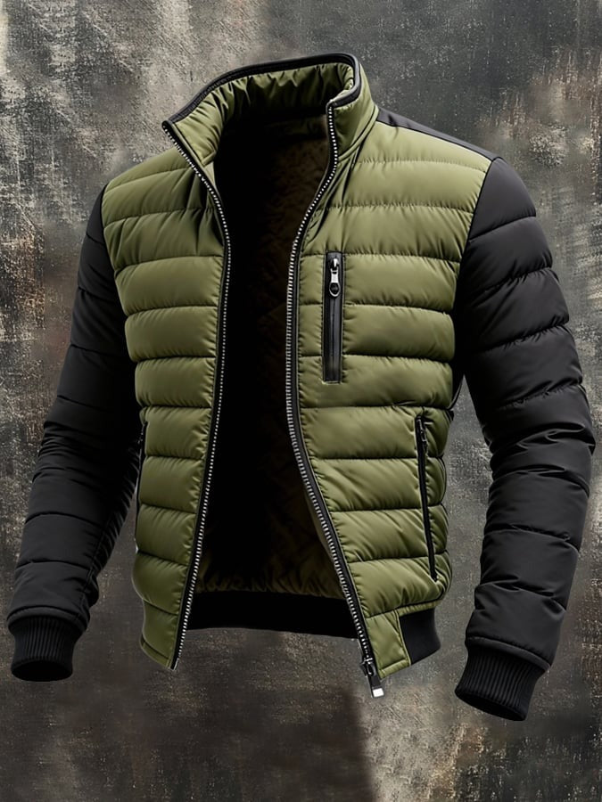 Veste matelassée zippée pour homme