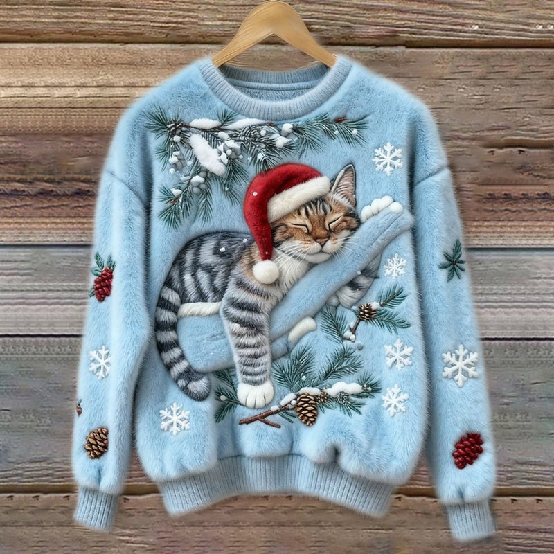 Pull chats de Noël