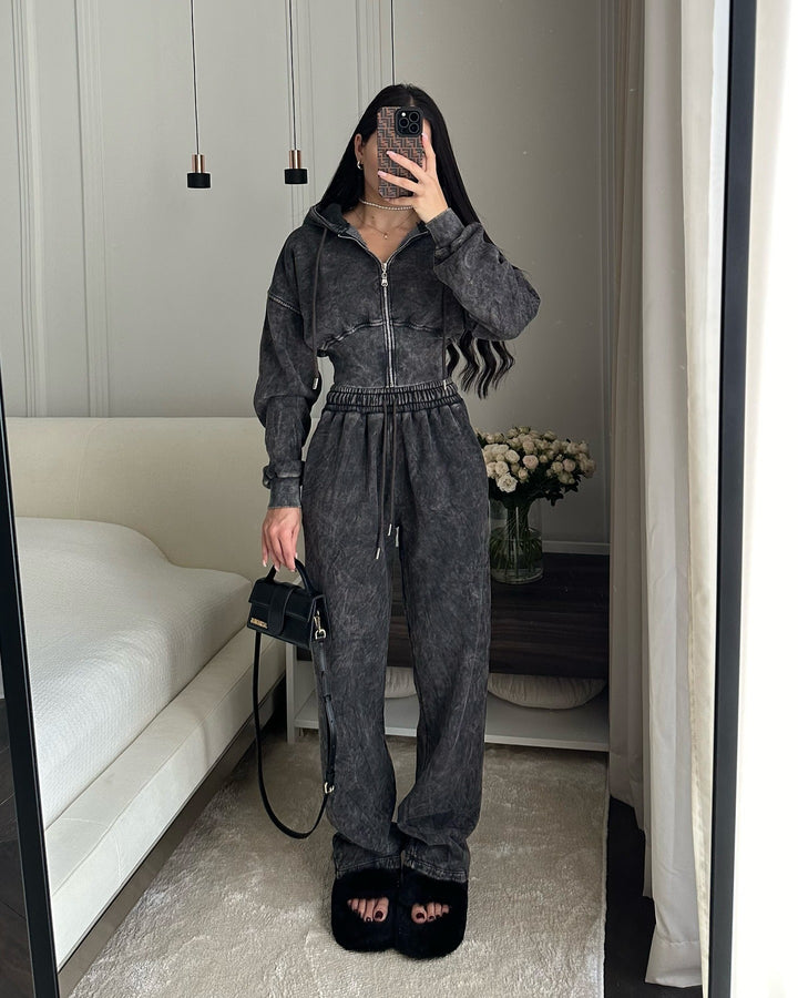 Ensemble survêtement cosy et ajusté