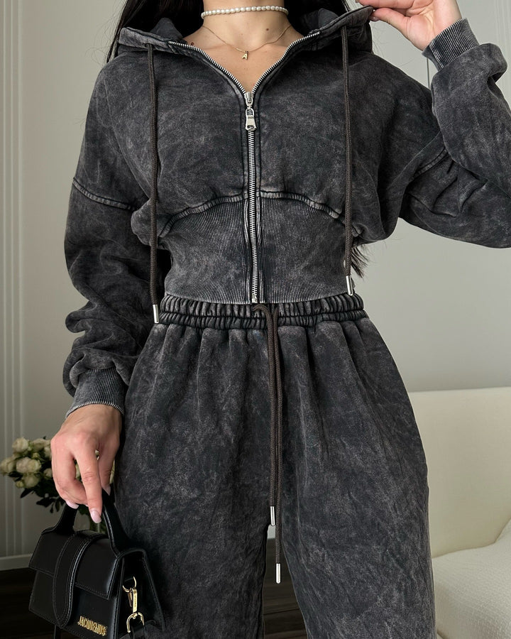 Ensemble survêtement cosy et ajusté