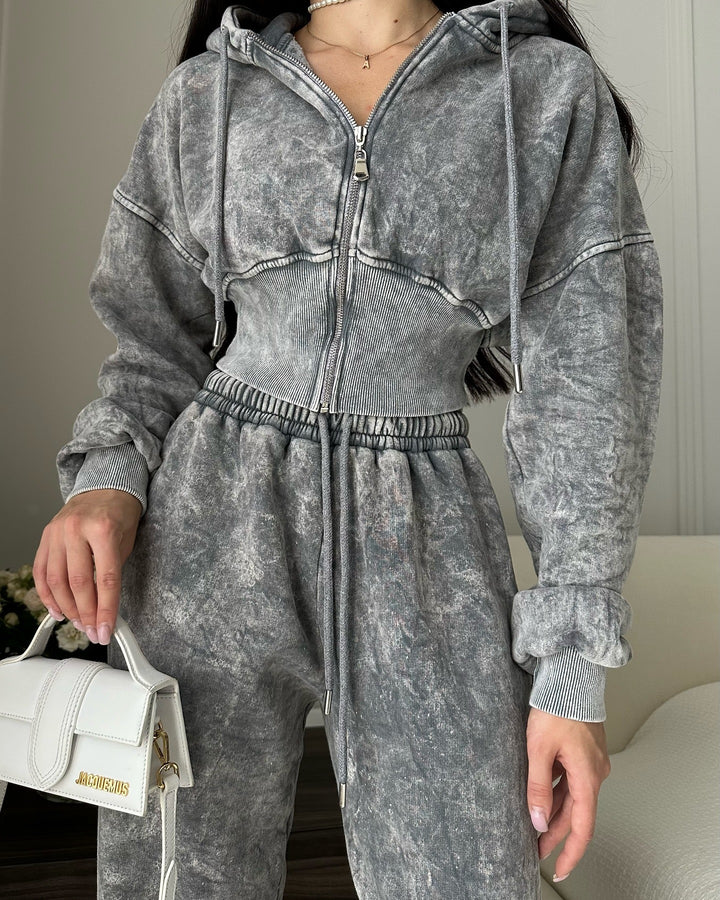 Ensemble survêtement cosy et ajusté