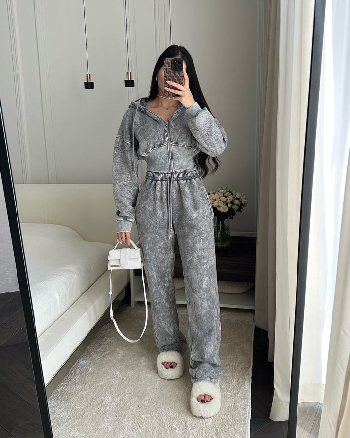 Ensemble survêtement cosy et ajusté