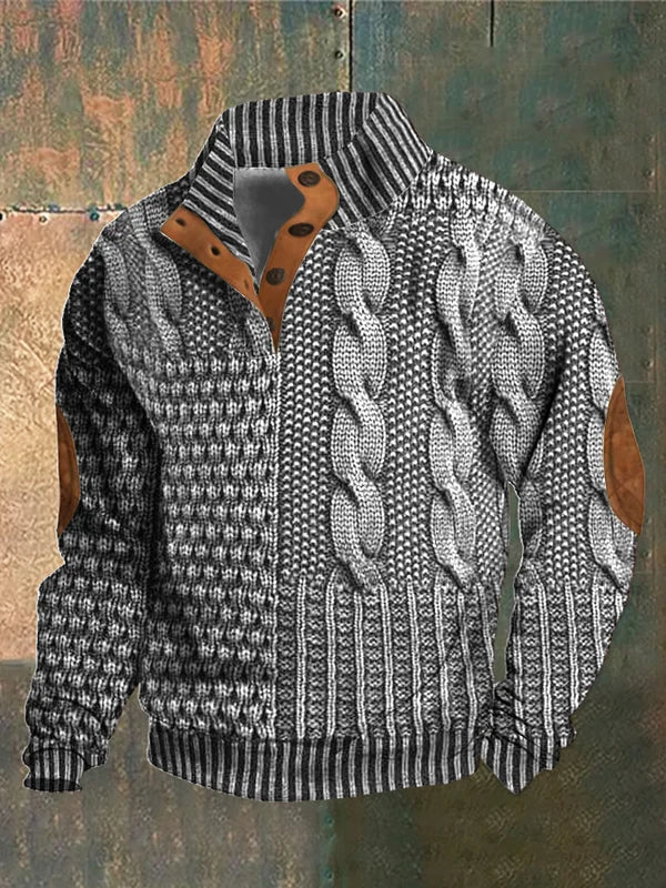 WARM PATTERNED PULLOVER