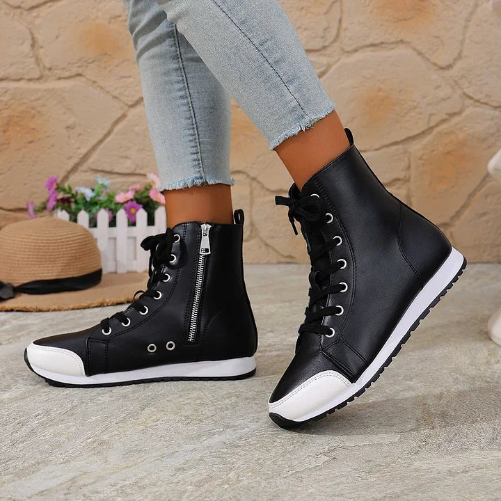 Bottines confort à fermeture éclair