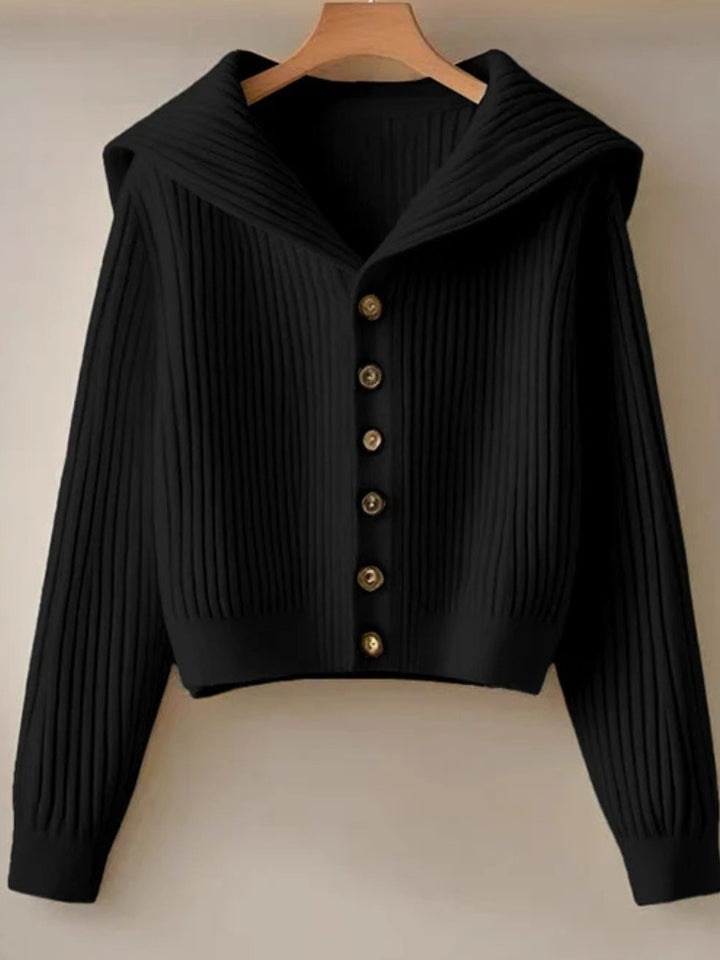 Gilet Melina en maille côtelée