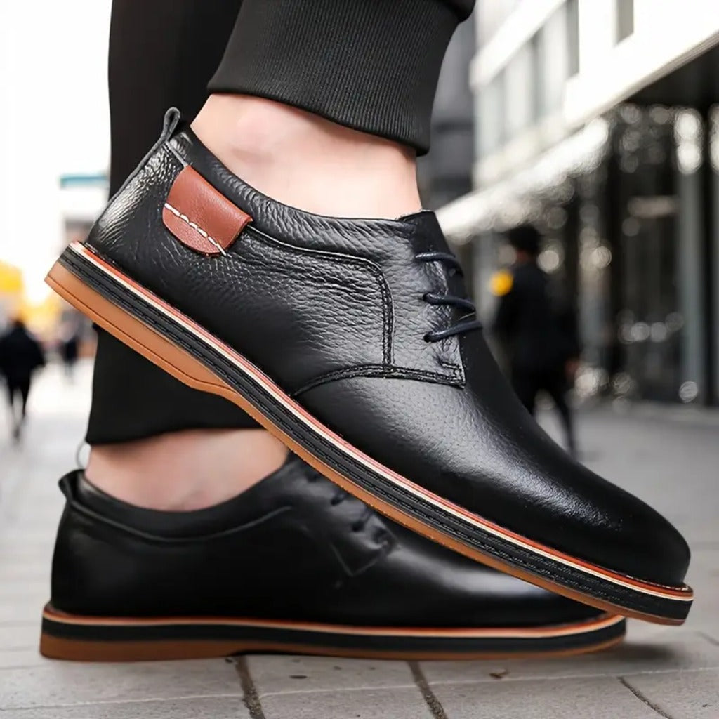 Alfredo - Chaussures en cuir véritable