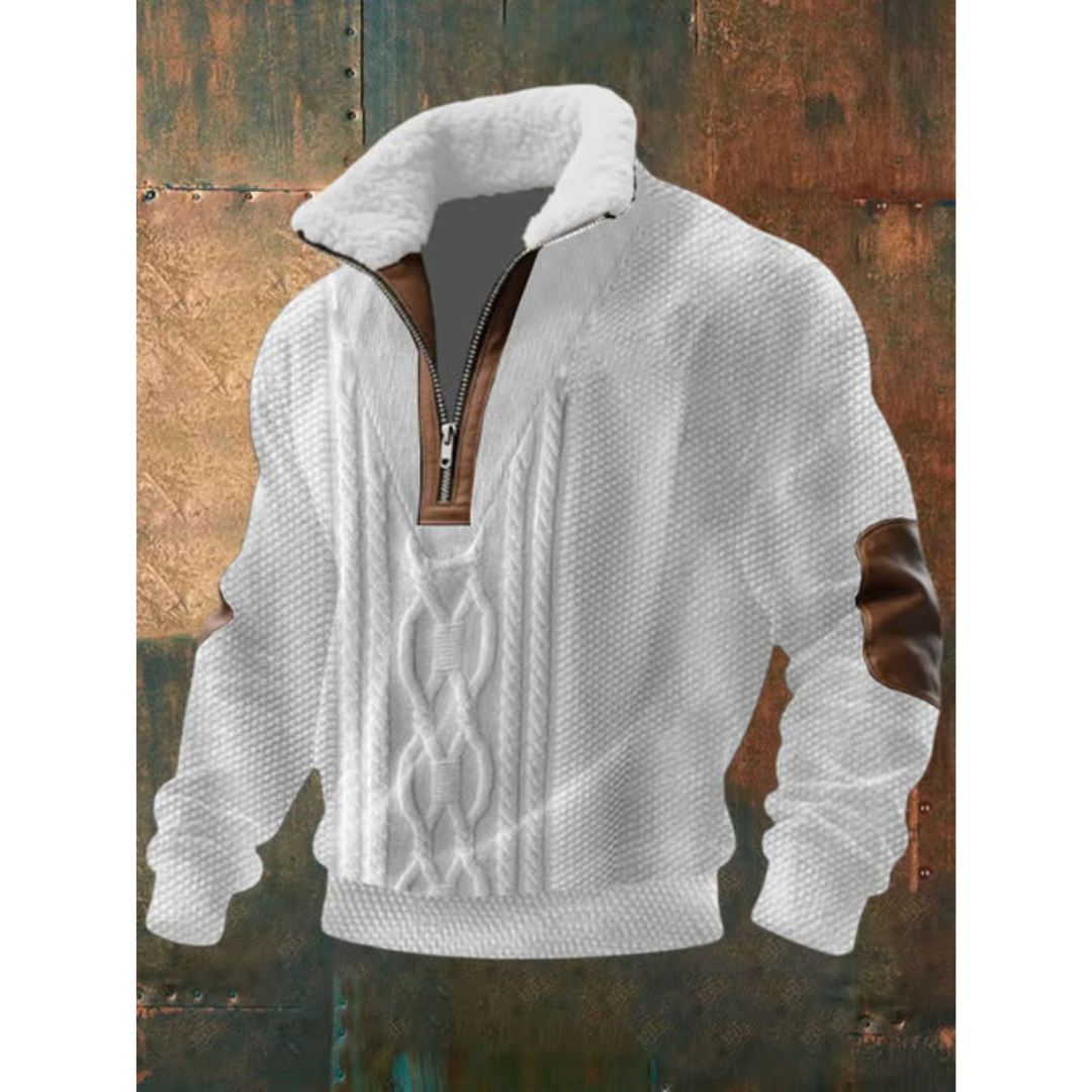 HIGH COLLAR FLEECE PULLOVER