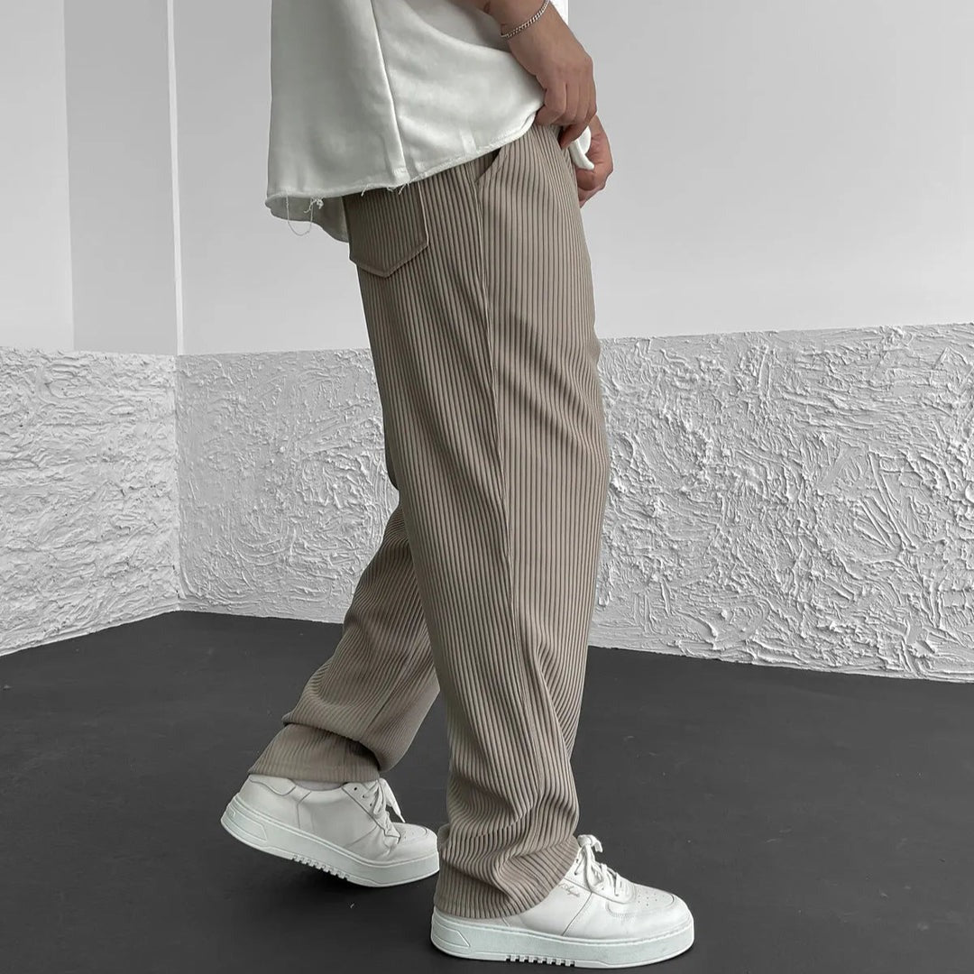 Pantalon en tricot décontracté