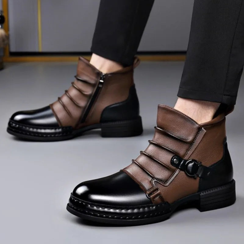 Bottes en cuir Cavalier vintage