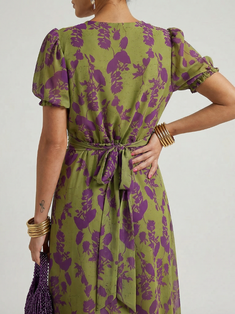 Carla | Relaxed Floral Midi Dress