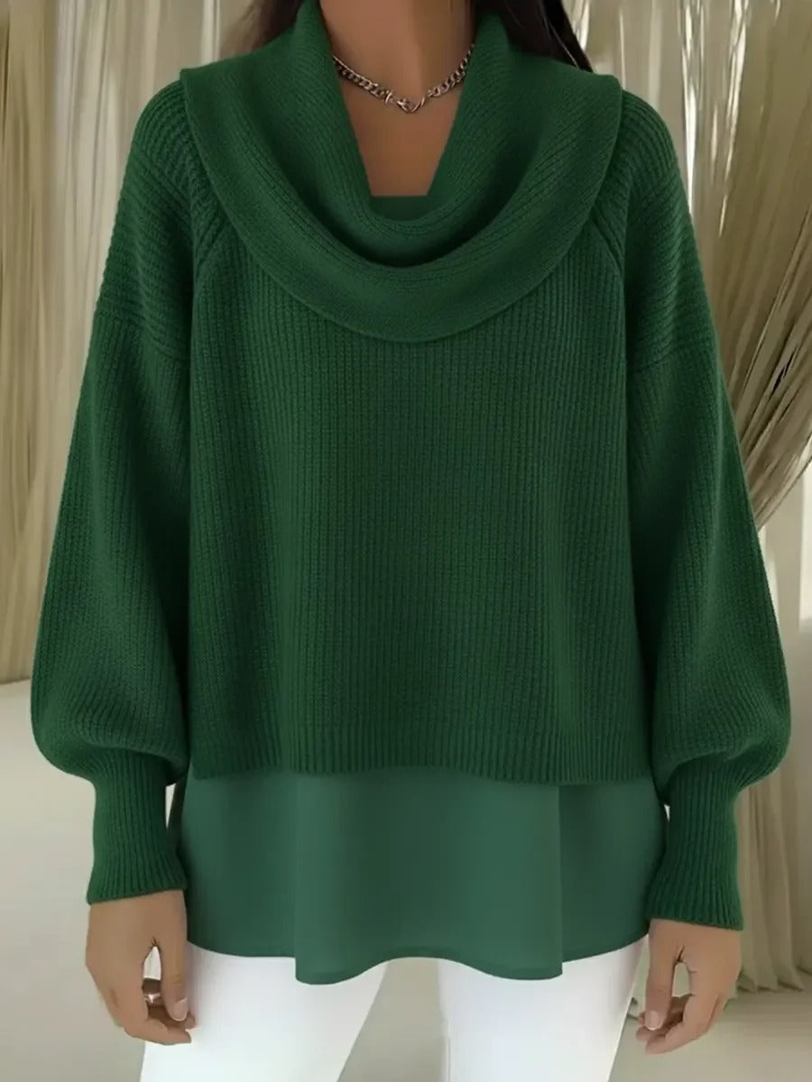 Pull confortable en coton pour femme