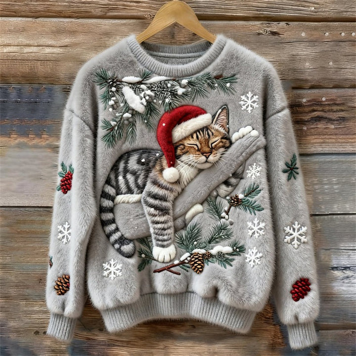 Pull chats de Noël