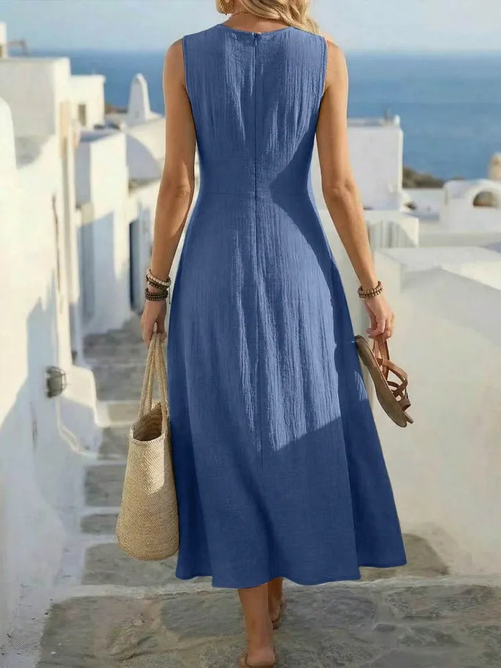 Sage | Vestido A-Line sin mangas Boho