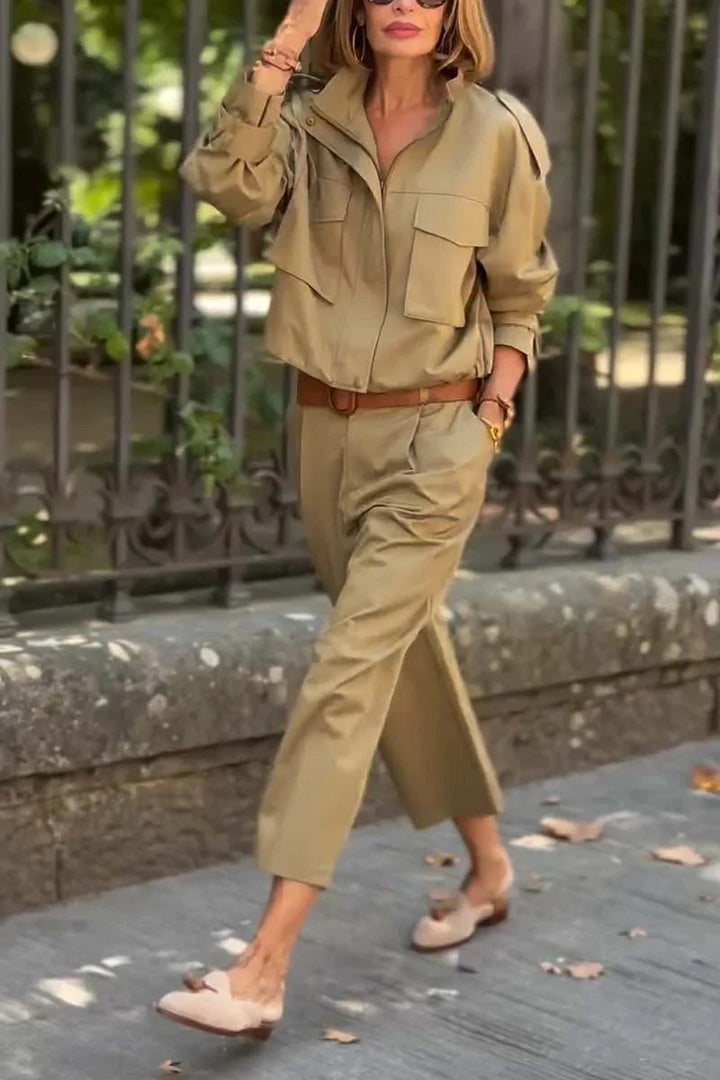 Ensemble cargo ample pour femme chic