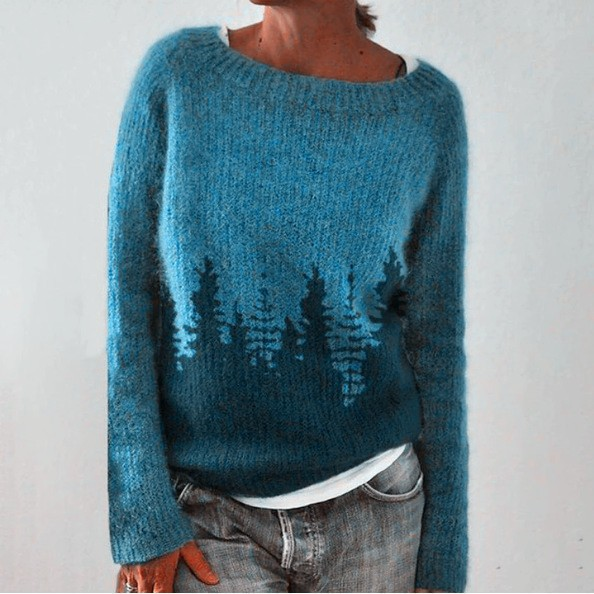 Nevaeh - Retro Scandinavian knitted sweater