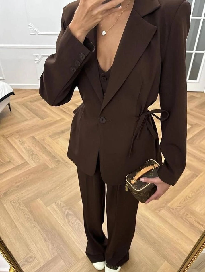 Ensemble deux pièces blazer et pantalon