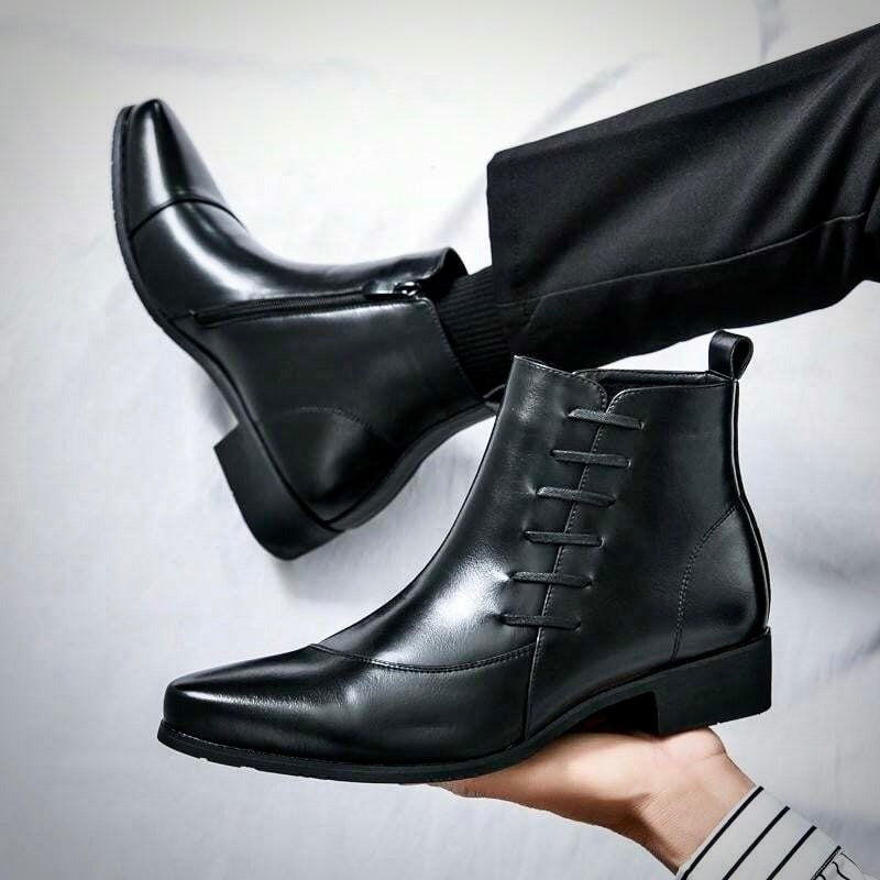 BOTTINES EN CUIR SAMUEL THATCHER