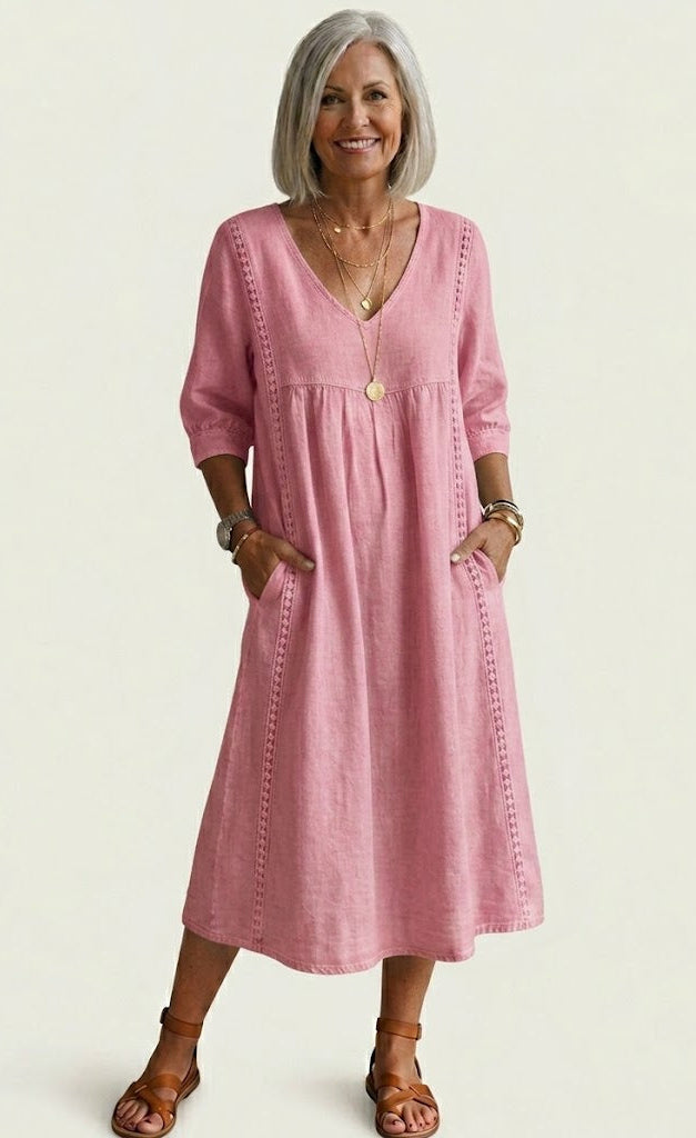 Elegant A-Line Maxi Dress Carmela