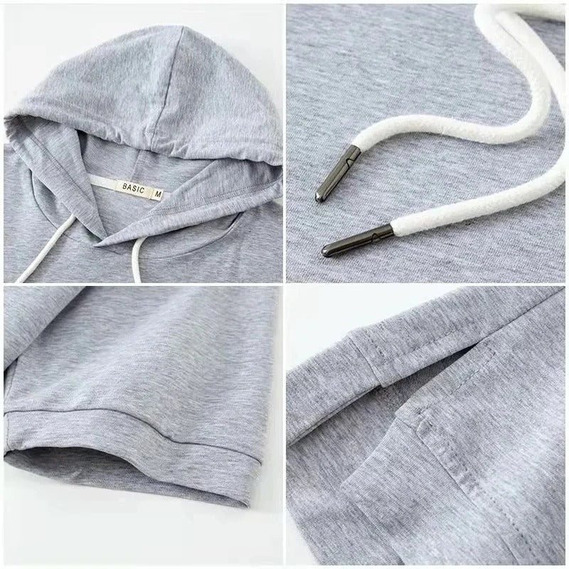 Kurzarm-Hoodie