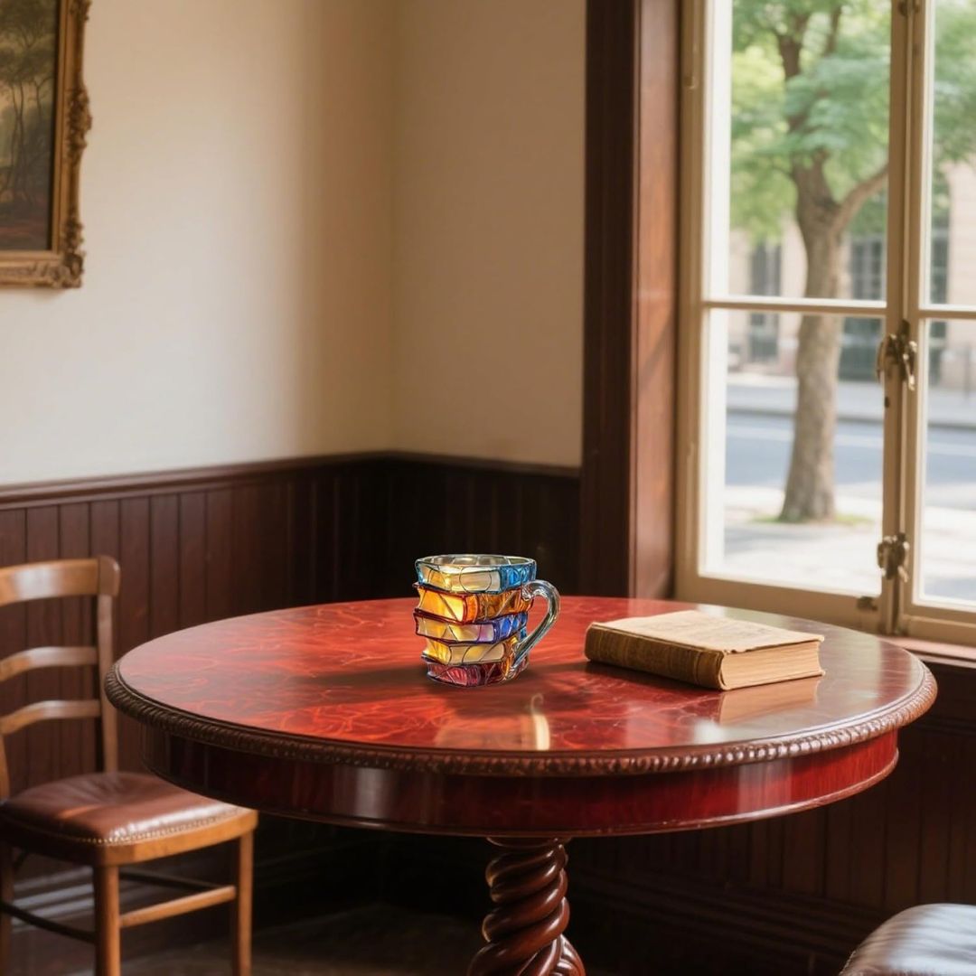 Mug de Livre 3D Fait Main Unique - Pièce Unique