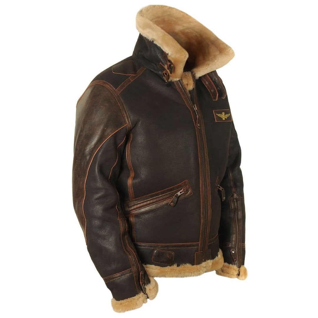 Veste de pilote élégante pour hommes